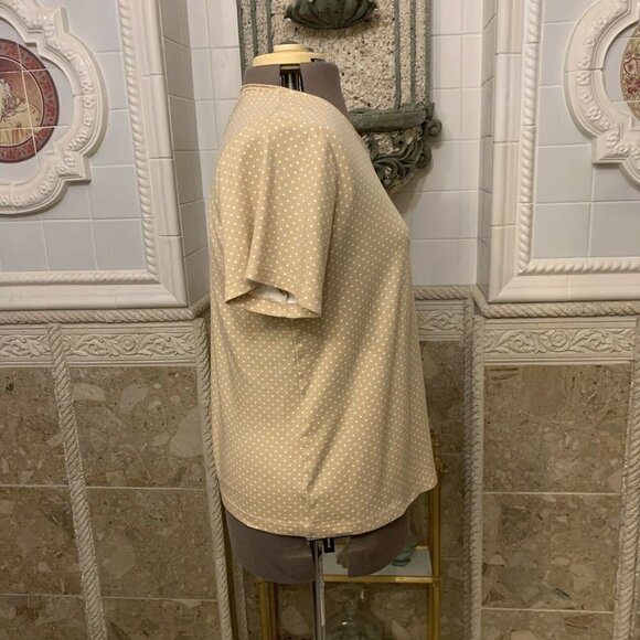 White Stag. Size 20 XXL. Short Sleeve, Jewel Neck Shell. Easy Care. B25 - Picture 3 of 5